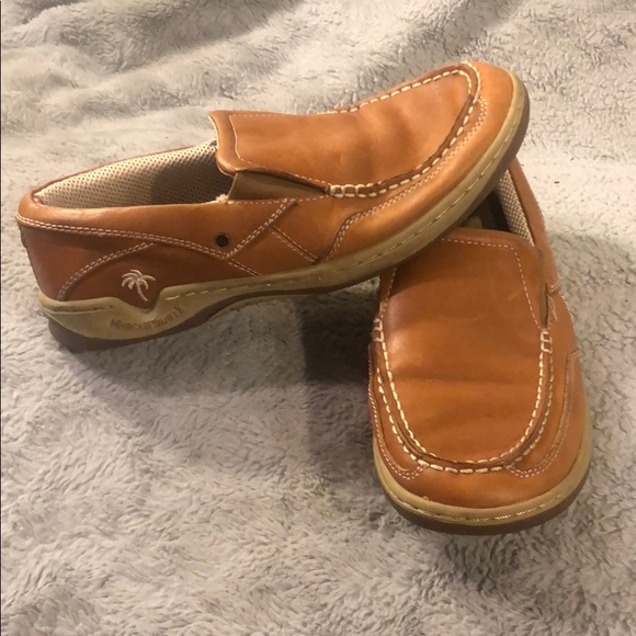 Margaritaville Mens Anchor Slip On Boat Shoes Sz 8 - Picture 7 of 8